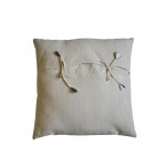 AMMOS 5 ΔΙΑΚΟΣΜΗΤΙΚΟ ΜΑΞΙΛΑΡΙ 60x60cm ΥΦΑΣΜΑ ΜΠΕΖ ΒΑΜΒΑΚΙ c540507