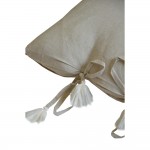 AMMOS 1 ΔΙΑΚΟΣΜΗΤΙΚΟ ΜΑΞΙΛΑΡΙ 45x45cm ΒΑΜΒΑΚΙ ΜΠΕΖ c540508