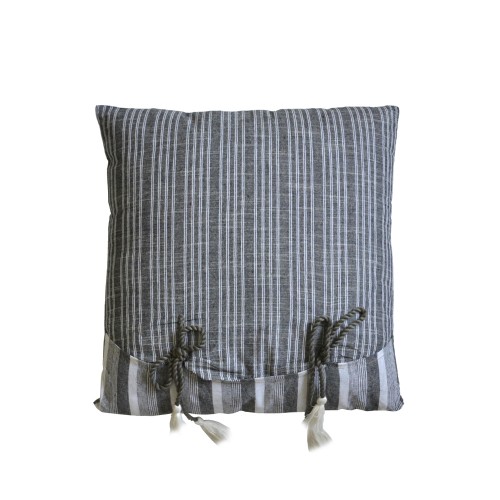 SABLE 6 ΔΙΑΚΟΣΜΗΤΙΚΟ ΜΑΞΙΛΑΡΙ 50x50cm ΒΑΜΒΑΚΙ ΓΚΡΙ c540521