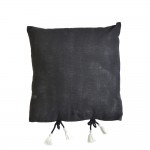 SABLE 9 ΔΙΑΚΟΣΜΗΤΙΚΟ ΜΑΞΙΛΑΡΙ 45x45cm ΒΑΜΒΑΚΙ ΜΑΥΡΟ c540523