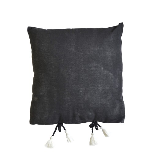 SABLE 9 ΔΙΑΚΟΣΜΗΤΙΚΟ ΜΑΞΙΛΑΡΙ 45x45cm ΒΑΜΒΑΚΙ ΜΑΥΡΟ c540523