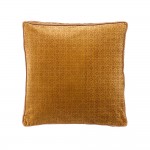 SUNDIAL A ΔΙΑΚΟΣΜΗΤΙΚΟ ΜΑΞΙΛΑΡΙ 50x50cm ΒΑΜΒΑΚΙ CARAMEL ΒΕΛΟΥΔΟ c540531