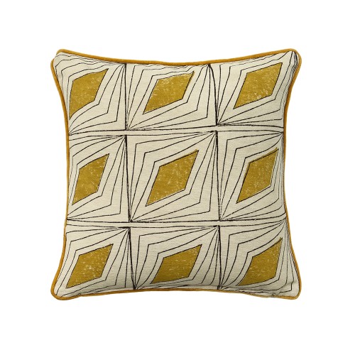 SAMOAN A ΔΙΑΚΟΣΜΗΤΙΚΟ ΜΑΞΙΛΑΡΙ 50x50cm ΒΑΜΒΑΚΙ ΜΠΕΖ DIJON ΒΙΣΚΟΖΗ c540541