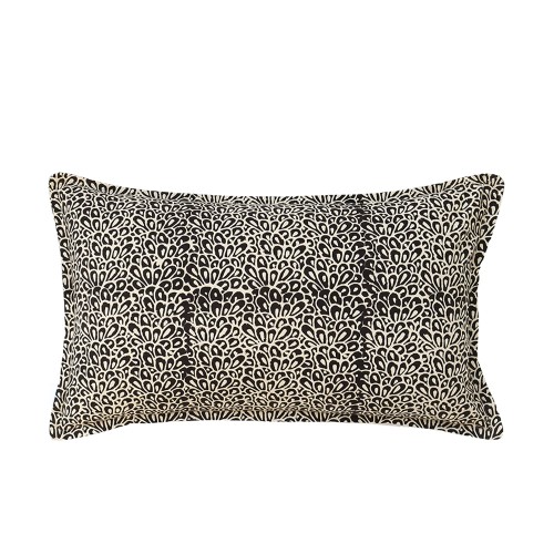 BLACK PEARL ΔΙΑΚΟΣΜΗΤΙΚΟ ΜΑΞΙΛΑΡΙ 40x60cm ΒΑΜΒΑΚΙ ΜΑΥΡΟ ΛΕΥΚΟ ΒΙΣΚΟΖΗ c540542