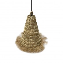 SYROS ΦΩΤΙΣΤΙΚΟ ΟΡΟΦΗΣ 35x35x51cm SEAGRASS ΦΥΣΙΚΟ c540547