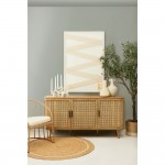 AEGEAN ΒΑΖΟ 21x21x35cm STONEWARE ΜΠΕΖ c540554