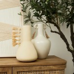 AEGEAN ΒΑΖΟ 21x21x35cm STONEWARE ΜΠΕΖ c540554