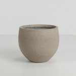 SCILLA ΓΛΑΣΤΡΑ SET 2ΤΜΧ 40x40x34cm ΤΣΙΜΕΝΤΟ ΚΑΦΕ ΑΝΟΙΧΤΟ c540565