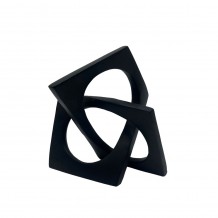 COMPLEX ΔΙΑΚΟΣΜΗΤΙΚΟ ΚΟΜΠΟΣ 22x14x23cm POLYRESIN ΜΑΥΡΟ c540566