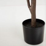 FICUS PANDURATA ΔΕΝΤΡΟ ΤΕΧΝΗΤΟ ΣΕ ΓΛΑΣΤΡΑ 180cm ΥΦΑΣΜΑ ΠΡΑΣΙΝΟ PVC c540573