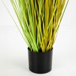 SUNNY FLOWER ΦΥΤΟ ΤΕΧΝΗΤΟ ΣΕ ΓΛΑΣΤΡΑ 70cm PVC ΠΡΑΣΙΝΟ c540574