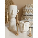 ERIS ΒΑΖΟ 20x17x40cm ΚΕΡΑΜΙΚΟ ΜΠΕΖ c540584