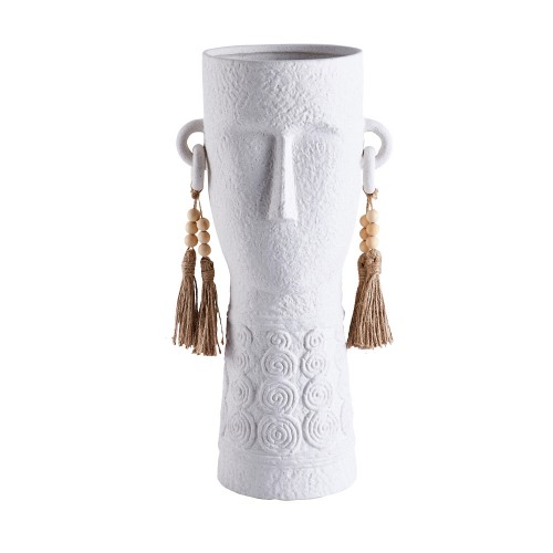 ERIS ΒΑΖΟ 25x19x50cm ΚΕΡΑΜΙΚΟ ΛΕΥΚΟ c540586