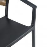 CONCORD ΚΑΡΕΚΛΑ ΜΑΥΡΟ LATTE 55 5x53 5x76cm c540599