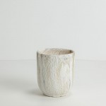 PEDRA ΓΛΑΣΤΡΑ ΣΕΤ 3ΤΜΧ 30x30x31cm ΚΕΡΑΜΙΚΟ ΜΠΕΖ ΛΕΥΚΟ c540606