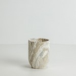 PEDRA ΓΛΑΣΤΡΑ ΣΕΤ 3ΤΜΧ 30x30x31cm ΚΕΡΑΜΙΚΟ ΜΠΕΖ ΛΕΥΚΟ c540606