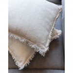 RASUL ΔΙΑΚΟΣΜΗΤΙΚΟ ΜΑΞΙΛΑΡΙ 45x45cm ΥΦΑΣΜΑ ΛΕΥΚΟ POLYESTER c540618