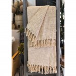 NIHAL ΡΙΧΤΑΡΙ ΔΙΑΚΟΣΜΗΤΙΚΟ 180x240cm ΥΦΑΣΜΑ ΜΠΕΖ c540623