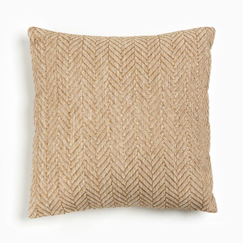 IKAN ΔΙΑΚΟΣΜΗΤΙΚΟ ΜΑΞΙΛΑΡΙ ΕΞΩΤΕΡΙΚΟΥ ΧΩΡΟΥ 45x45cm ΥΦΑΣΜΑ CARAMEL POLYESTER c540634