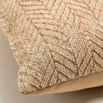 IKAN ΔΙΑΚΟΣΜΗΤΙΚΟ ΜΑΞΙΛΑΡΙ ΕΞΩΤΕΡΙΚΟΥ ΧΩΡΟΥ 45x45cm ΥΦΑΣΜΑ CARAMEL POLYESTER c540634