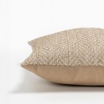 IKAN ΔΙΑΚΟΣΜΗΤΙΚΟ ΜΑΞΙΛΑΡΙ ΕΞΩΤΕΡΙΚΟΥ ΧΩΡΟΥ 45x45cm ΥΦΑΣΜΑ CARAMEL POLYESTER c540634