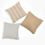 IKAN ΔΙΑΚΟΣΜΗΤΙΚΟ ΜΑΞΙΛΑΡΙ ΕΞΩΤΕΡΙΚΟΥ ΧΩΡΟΥ 45x45cm ΥΦΑΣΜΑ CARAMEL POLYESTER c540634