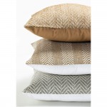 IKAN ΔΙΑΚΟΣΜΗΤΙΚΟ ΜΑΞΙΛΑΡΙ ΕΞΩΤΕΡΙΚΟΥ ΧΩΡΟΥ 45x45cm ΥΦΑΣΜΑ CARAMEL POLYESTER c540634