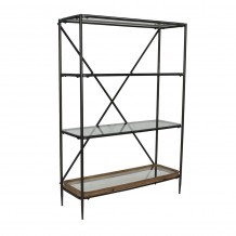 MARAIS ΒΙΒΛΙΟΘΗΚΗ 4ΡΑΦΙΑ ΦΥΣΙΚΟ 127x43x184cm c540695