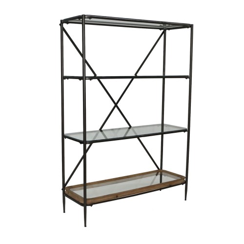 MARAIS ΒΙΒΛΙΟΘΗΚΗ 4ΡΑΦΙΑ ΦΥΣΙΚΟ 127x43x184cm c540695