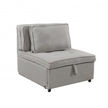 SLEEP ΠΟΛΥΘΡΟΝΑ ΚΡΕΒΑΤΙ ΓΚΡΙ 78x87x80cm c540698