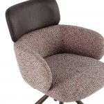MARRON ΚΑΡΕΚΛΑ BORDEAUX BEIGE ΣΟΜΟΝ ΚΑΦΕ 58x63x84 5cm SET 2τμχ c540707