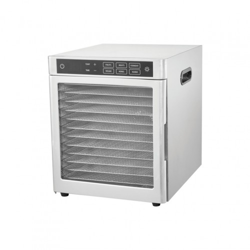 Αποξηραντής για 12 σχάρες 30x28cm έως 6Kg Menu amp LED φωτισμός 0 8KW 34 5x39 5xΥ41cm KARAMCO 2 c540722