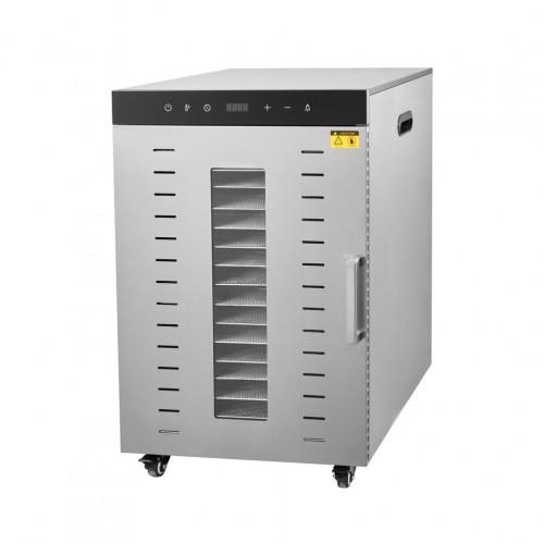 Αποξηραντής για 16 σχάρες 40x28cm έως 16Kg 2 βεντυλατέρ amp LED φωτισμός 1 5KW 46 5x57xΥ67cm KARAMCO 2 c540723