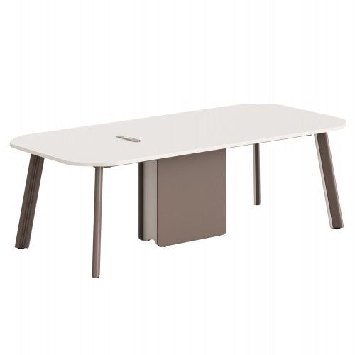 ΓΡΑΦΕΙΟ ΣΥΝΕΡΓΑΣΙΑΣ NEWLINE HM18278 ΜΕΛΑΜΙΝΗ ΚΡΕΜ-ΠΟΔΙΑ ΑΛΟΥΜΙΝΙΟΥ 240x110x75Υεκ c540765