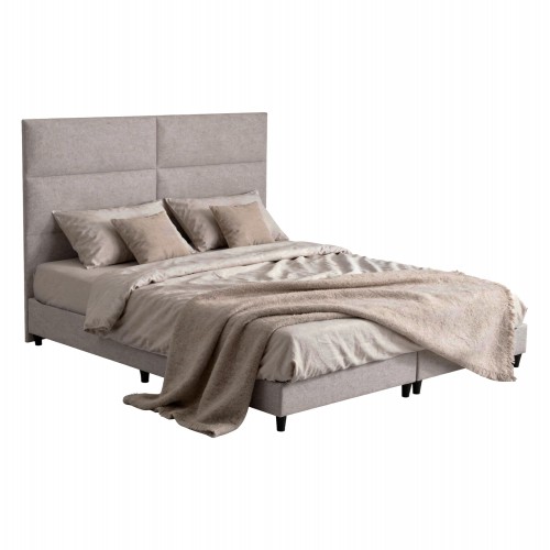 ΚΡΕΒΑΤΙ ΥΠΕΡΔΙΠΛΟ MILO ΑΠΟ ΜΠΕΖ ΥΦΑΣΜΑ HM628 32 ΓΙΑ ΣΤΡΩΜΑ 180x200 εκ c540766