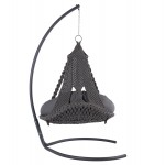 ΚΡΕΜΑΣΤΗ ΦΩΛΙΑ AUGUST ΜΑΚΡΑΜΕ-ΜΕΤΑΛΛΟ ΑΝΘΡΑΚΙ HM5922 10 123x113x145Υεκ c540780