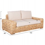 ΣΕΤ ΣΑΛΟΝΙ 4ΤΜΧ TROPEL HM11940 ΦΥΣΙΚΟ RATTAN-2ΘΕΣΙΟΣ ΚΑΝΑΠΕΣ-2 ΠΟΛΥΘΡΟΝΕΣ-ΤΡΑΠΕΖΙ c540781