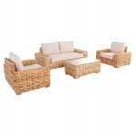 ΣΕΤ ΣΑΛΟΝΙ 4ΤΜΧ TROPEL HM11940 ΦΥΣΙΚΟ RATTAN-2ΘΕΣΙΟΣ ΚΑΝΑΠΕΣ-2 ΠΟΛΥΘΡΟΝΕΣ-ΤΡΑΠΕΖΙ c540781