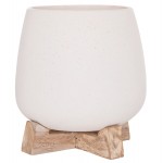 ΓΛΑΣΤΡΑ ΕΣ ΧΩΡΟΥ FRELLO HM4674 02S ΛΕΥΚΟ FIBER CEMENT--TEAK ΒΑΣΗ 14 5x14 5x16Υεκ c540791