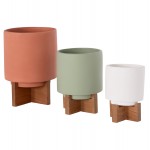 ΣΕΤ 3 ΓΛΑΣΤΡΕΣ ΜΕ TEAK ΒΑΣΕΙΣ TANTI HM4685 FIBER CEMENT ΣΕ 3 ΧΡΩΜΑΤΑ c540792