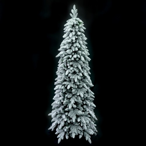 SNOWFALL FIR ΧΡΙΣΤΟΥΓΕΝΝΙΑΤΙΚΟ ΔΕΝΤΡΟ ΧΙΟΝΙΣΜΕΝΟ 70x70x180cm PE PVC ΠΡΑΣΙΝΟ ΛΕΥΚΟ c540794