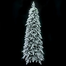 SNOWFALL FIR ΧΡΙΣΤΟΥΓΕΝΝΙΑΤΙΚΟ ΔΕΝΤΡΟ ΧΙΟΝΙΣΜΕΝΟ 80x80x210cm PE PVC ΠΡΑΣΙΝΟ ΛΕΥΚΟ c540795