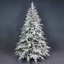 CHRISTMAS DREAMS ΧΡΙΣΤΟΥΓΕΝΝΙΑΤΙΚΟ ΔΕΝΤΡΟ ΧΙΟΝΙΣΜΕΝΟ 150x150x210cm PE PVC ΠΡΑΣΙΝΟ ΛΕΥΚΟ c540800