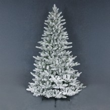 IMPERIAL EVERGREEN ΧΡΙΣΤΟΥΓΕΝΝΙΑΤΙΚΟ ΔΕΝΤΡΟ ΧΙΟΝΙΣΜΕΝΟ 140x140x210cm PE PVC ΠΡΑΣΙΝΟ ΛΕΥΚΟ c540802