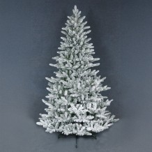 IMPERIAL EVERGREEN ΧΡΙΣΤΟΥΓΕΝΝΙΑΤΙΚΟ ΔΕΝΤΡΟ ΧΙΟΝΙΣΜΕΝΟ ΜΕ LED 125x125x180cm PE PVC ΠΡΑΣΙΝΟ ΛΕΥΚΟ LED COPPER c540803