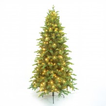 STARLIGHT FIR ΧΡΙΣΤΟΥΓΕΝΝΙΑΤΙΚΟ ΔΕΝΤΡΟ LED ΦΩΤΑ 115x115x210cm PE PVC ΠΡΑΣΙΝΟ LED COPPER c540806