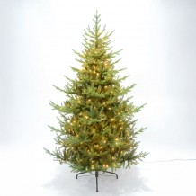 NATALE GLOW ΧΡΙΣΤΟΥΓΕΝΝΙΑΤΙΚΟ ΔΕΝΤΡΟ LED ΦΩΤΑ 155x155x210cm PE PVC ΠΡΑΣΙΝΟ LED COPPER c540808