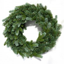 NATALE RING ΧΡΙΣΤΟΥΓΕΝΝΙΑΤΙΚΟ ΣΤΕΦΑΝΙ 50x8x50cm PE PVC ΓΚΡΙ ΠΡΑΣΙΝΟ c540811