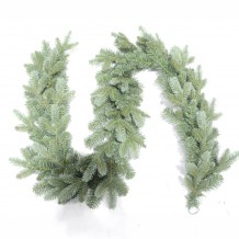 XMASLINE ΓΙΡΛΑΝΤΑ ΧΡΙΣΤΟΥΓΕΝΝΙΑΤΙΚΗ 180x8x25cm PE PVC ΓΚΡΙ ΠΡΑΣΙΝΟ c540813