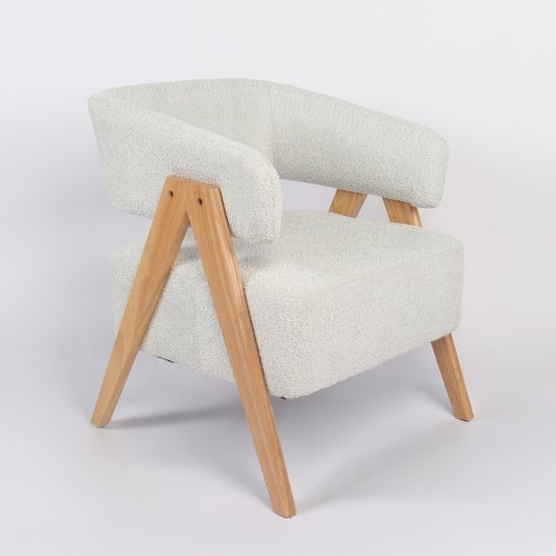 LAMDA ΠΟΛΥΘΡΟΝΑ BEIGE ΦΥΣΙΚΟ 74x67x66cm c540816
